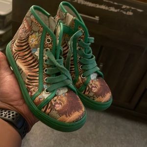 Gucci safari kids shoes 8 inches boys/girls